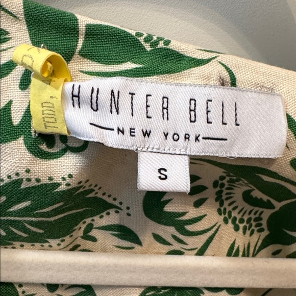 Hunter Bell Green and Cream Floral Dress - Picture 3 of 7